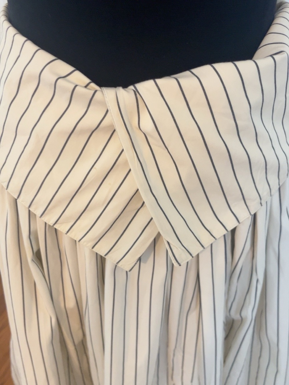 Vintage 1980s Kenzo Pinstripe Skirt with Pockets Archive# 6012 - Picture 3 of 16